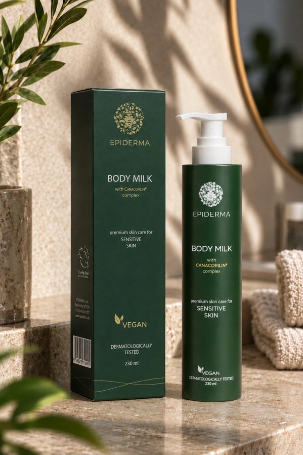 EPIDERMA tělové mléko pro citlivou pokožku 230ml - Obrázek 2