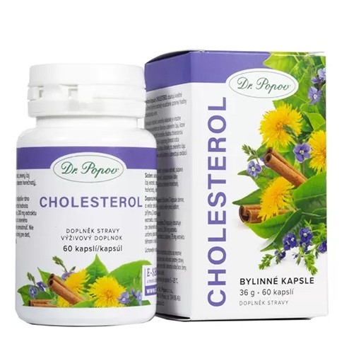 DR.POPOV CHOLESTEROL bylinné kapsle 60ks
