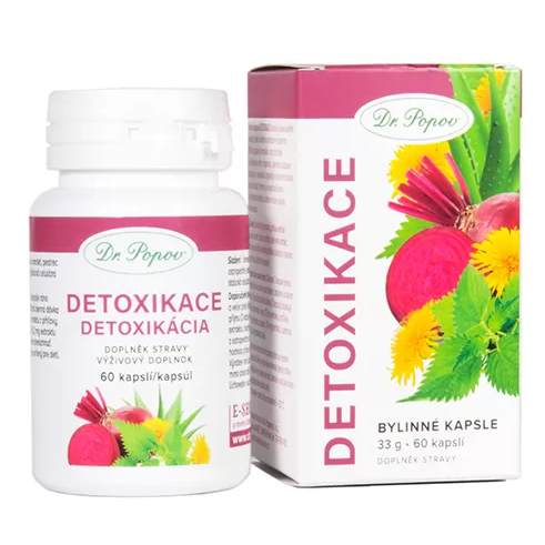 DR.POPOV DETOXIKACE bylinné kapky 60ks