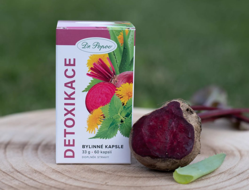 DR.POPOV DETOXIKACE bylinné kapky 60ks - Obrázek 2