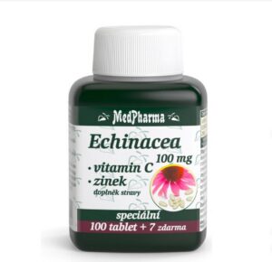 MEDPHARMA Echinacea 100 mg + vitamín C + zinek 107 tablet