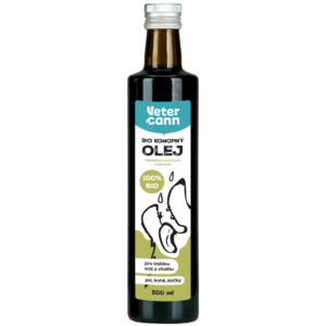 VETERCANN BIO Konopný olej 500ml