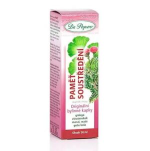 DR.POPOV PAMĚŤ SOUSTŘEDĚNÍ bylinné kapky 50ml