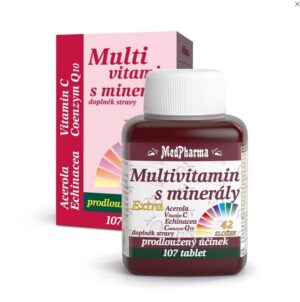 MEDPHARMA Multivitamin s minerály 42 složek, extra C + Q10 107tb